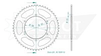 ESJOT Kettenrad "13039" 420, Stahl, schwarz 53...