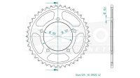 ESJOT Kettenrad "29022" 525, Stahl, schwarz 44...