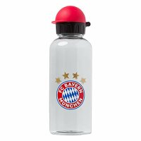 FC Bayern München Trinkflasche transparent 0.6l