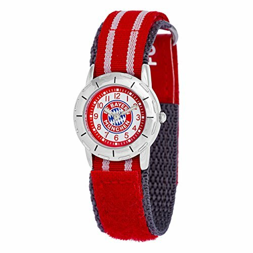 FC Bayern München Kinderarmbanduhr rot