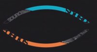 felgen dekor yamaha 27,5&quot; 2016, grau+orange+cyan