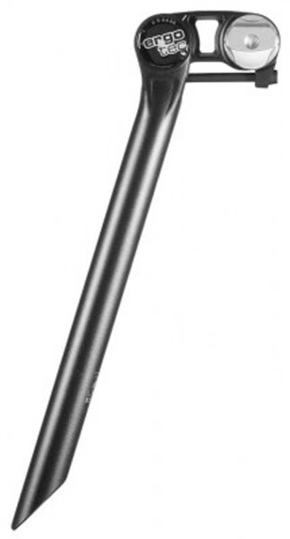patentsattelstütze futura vertikal-verst ø 27,2mm 400mm  schwarz  alu