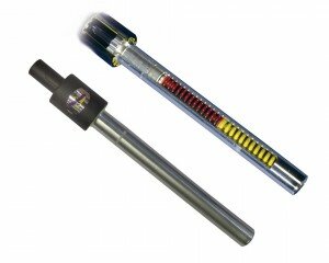 Federsattelstütze Airwings Tour II Ø 27,2mm, 320mm, silber, Kerzenform
