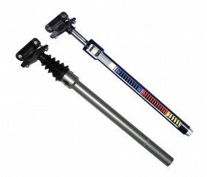 Federsattelstütze Airwings Evolution 425 Ø 25,4mm,425mm,silber,mit Patentkloben