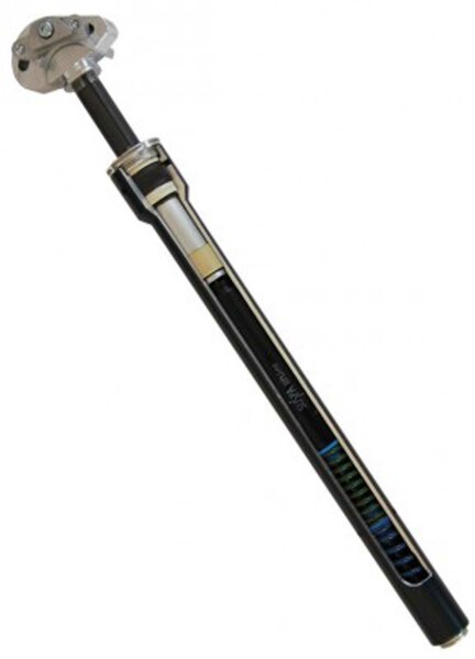 federsattelstütze airwings extra bike ii ø 27,2mm,425mm,schwarz,mit patentkloben