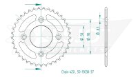 ESJOT Kettenrad "13038" 420, Stahl, schwarz 37...