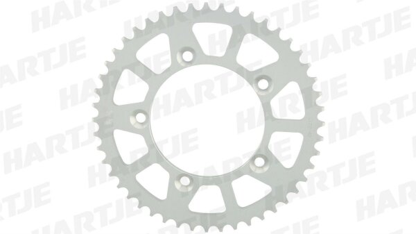 RK Kettenrad "A2172" 420, Aluminium eloxiert, silb 48 Zähne