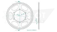ESJOT Kettenrad "15082" 428, Stahl, schwarz 60...