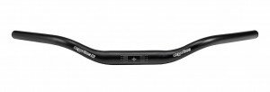 lenkerbügel ergotec h-bar climber alu, ø 31,8mm, 620mm schwarz 40°