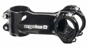 a-head vorbau ergotec high crab 2 alu,schwarz 1 1/8" ø31,8mm 180mm 35°    