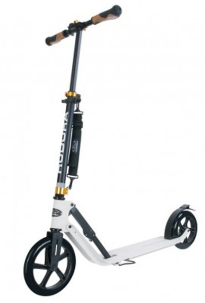 City Scooter Big Wheel Hudora Alu 9" 230 Style weiß 230mm