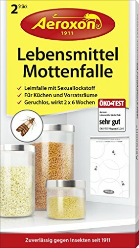 AEROXON Lebensmittel-Mottenfalle 2 Stück