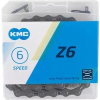 KMC Kette Z6, 5-/6-fach, 114 Glieder, grey