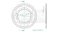 ESJOT Kettenrad "29051" 525, Stahl, schwarz 41...