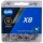 KMC Kette X8, 7-/8-fach, 114 Glieder, silver/grey