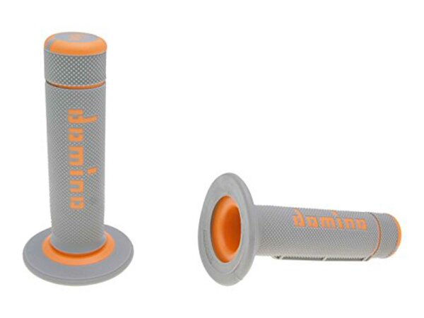 DOMINO Griffgummi "A020" Typ: Offroad, geschlossen grau / orange