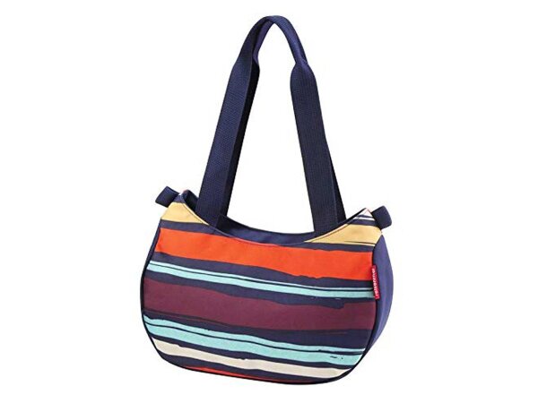 Hand-Tasche KLICKfix Style Bag artist stipes 31x22x11cm inkl. Lenkerad.