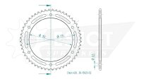 ESJOT Kettenrad "15023" 428, Stahl, schwarz 53...