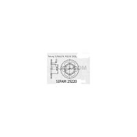 ESJOT Kettenrad "29028" 525, Stahl, schwarz 45...