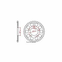 ESJOT Kettenrad "29008" 525, Stahl, schwarz 48...