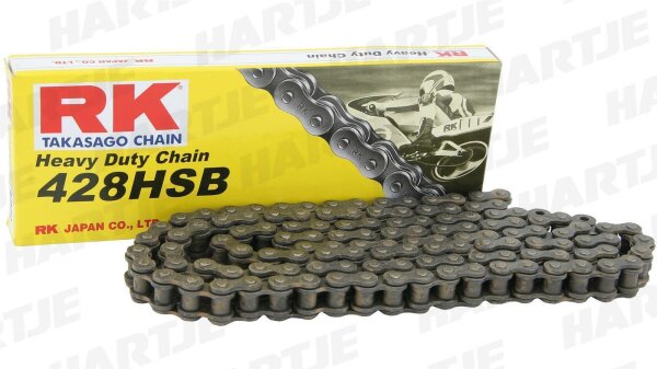 RK Kette "428HSB" (1/2x5/16) verstärkt, mit nahtlo 124 Glieder