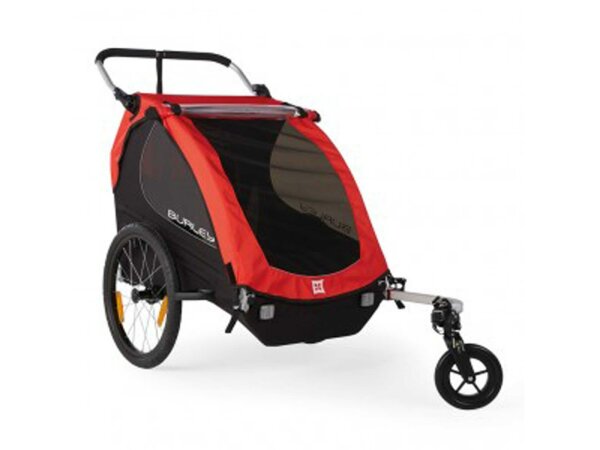 fahrrad-kinder-anhänger burley honey bee red
