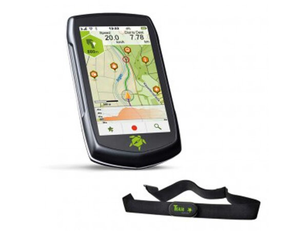 Navigationsgerät TEASI one4 m.Brustgurt Fahrrad/Wander/Ski/Boot Navigation