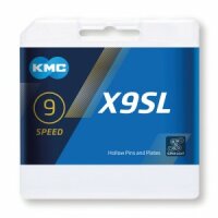 schaltungskette kmc x9sl ti-n gold 1/2" x...