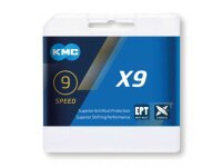 schaltungskette kmc x9 ept 1/2" x 11/128", 114...