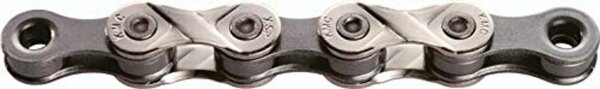 schaltungskette kmc x8 silber/gau 1/2" x 3/32", 114 glieder, 7,3mm, 8-fach