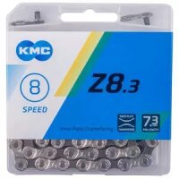 schaltungskette kmc z8 silber/grau 1/2" x...