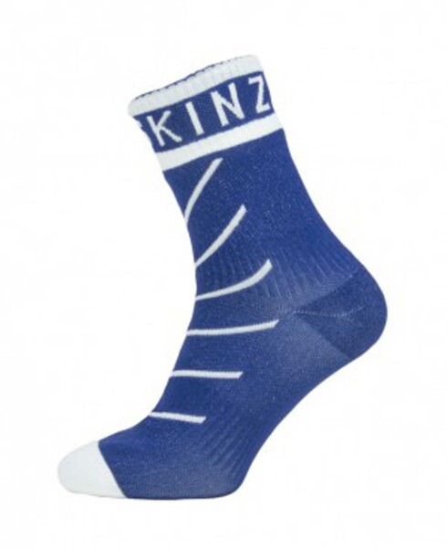 Socken SealSkinz Thin Pro Ankle Hydrost. Gr M (39-42) blau/weiß wasserdicht