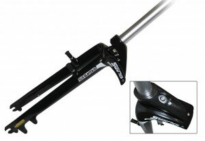 SR-Gabel SWINGSHOCK SF10-SW-S 1.1/8" 28"/700C schw. 1.1/8" SL 255 A-Head25mm