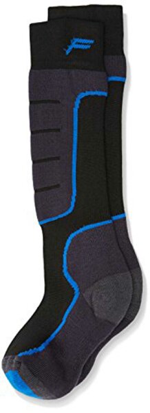 F-Lite Ski Socken 100 Kids 27-30 blackblue 45%Cotton 39%Polyester 14%Polyamide 2%Elastane