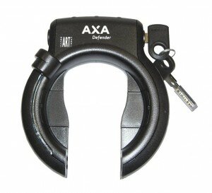 Rahmenschloss Axa Defender schwarz Topbefestigung, inkl. Befestigungsmater.