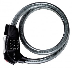 Kabelschloss Trelock Kombi 85cm, Ø 19mm KS 310/85/19, mit L-Clip-Halter ZK 110