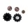 Leitrollen-Set für X9 L/M-Käfig 00.0000.200.615