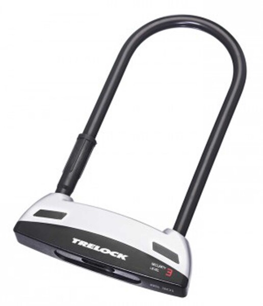 Bügelschloss Trelock BS 301, schwarz, 230mm, 108mm, LED Key