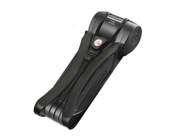faltschloss trelock toro m. kunst-halter fs 500/90, schwarz