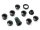 ChainRing Bolt Kit Sram Red Aluminium, schwarz,Hidden Bold 5/arm