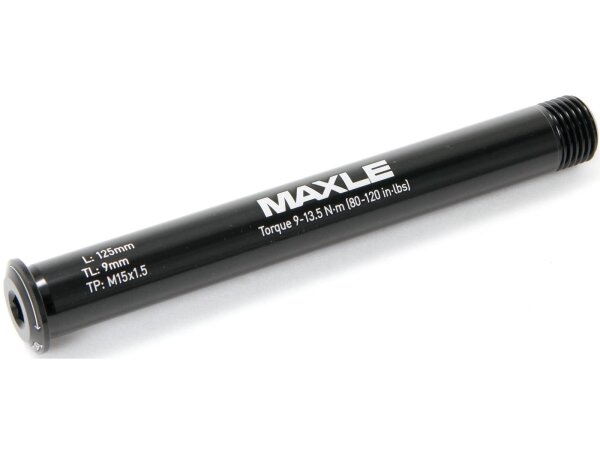 Achse Sram Maxle Stealth Road vorne schwarz,12x100 AL125mm Gew.M12x1.50