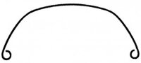 niro-bleche 28x1.1/4 herren unlin. 45mm, silber