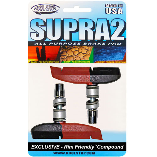Kool-Stop Bremsschuhe (Felge) SUPRA 2 V-Brake dual compound