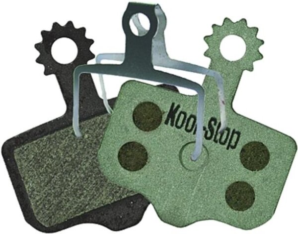 Kool-Stop Bremsbelag (Disc) KS-D296A organic für Avid/Sram Elixir, X0, DB1, Level TL u.a., mit Aluminiumplatte