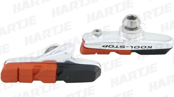Kool-Stop Bremsschuhe Cartridge (Halter + Belag) (Felge) H2 DURA ROAD holder + brake pad dual compound