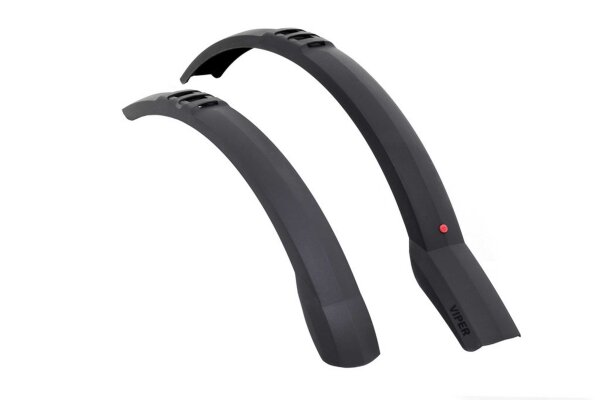 steckblechset hebie mtb viper 26-29" schwarz, ca. 60mm, m. spritzschutz 0751e