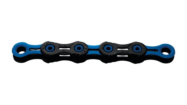 KMC Kette "DLC11" 11-fach, 1/2" x 11/128", 118 Gli schwarz / blau