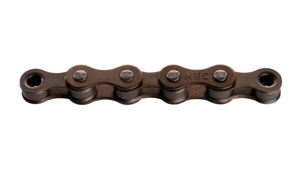 KMC Kette "S1 Wide" 1/2" x 1/8", breit Ruhiger Lauf, Finish: