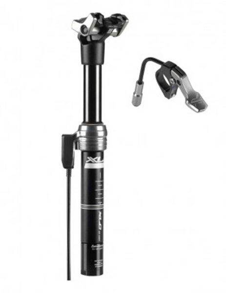 xlc teleskopsattelstütze sp-t08 ø 27,2mm, 300mm, sw, remote. 50-120kg