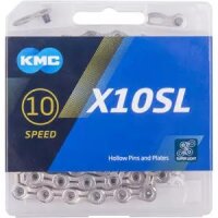 schaltungskette kmc x10sl silber 1/2" x...
